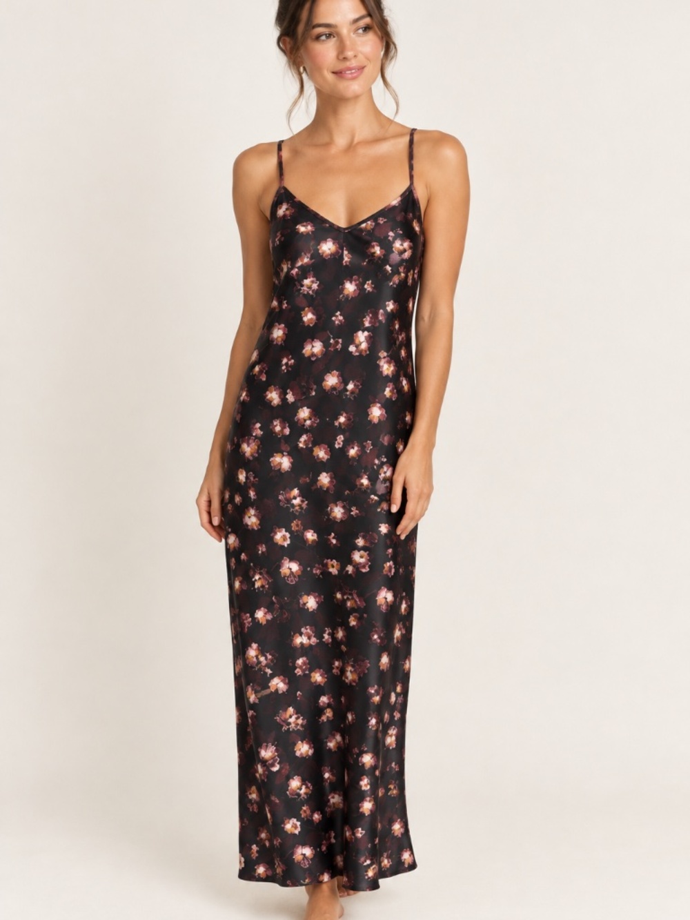 A New Day Floral Maxi Slip Dress XS Never Worn